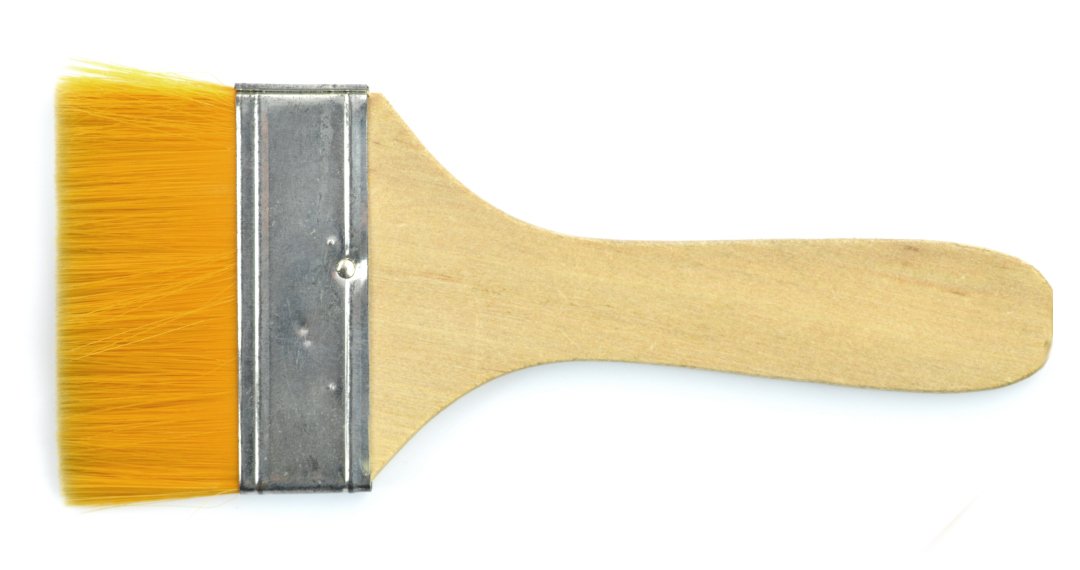 ESD-Bürste aus Holz mit einer Breite von 65 mm