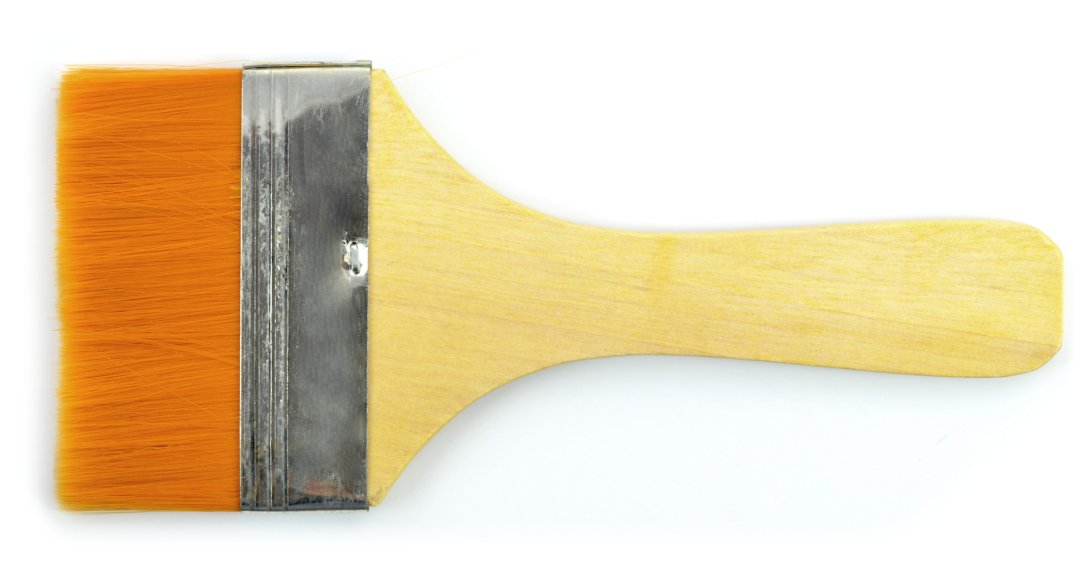 ESD-Bürste aus Holz, 80 mm breit