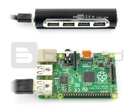 HUB USB 2.0 Tracer - aktiver 4-Port mit Netzteil