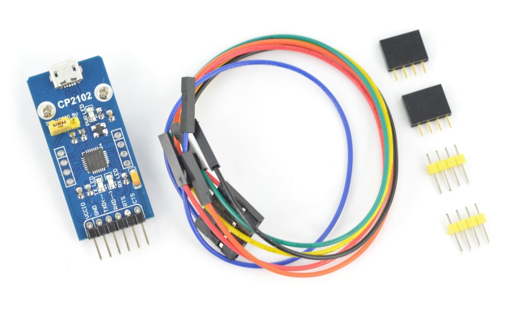 Konverter USB-UART CP2102 - microUSB-Buchse