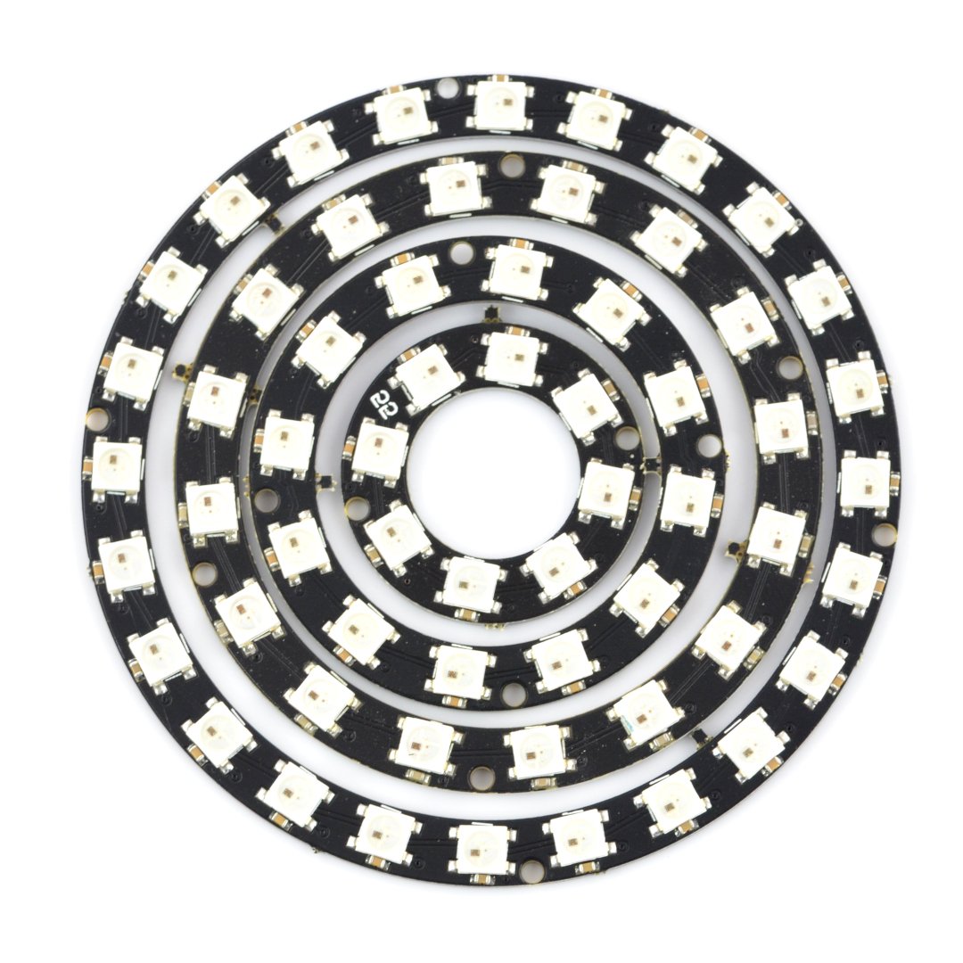 RGB-LED-Ring WS2812B 5050 x 24 LEDs - 90 mm