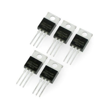 Transistor N-MOSFET IRFZ44N 55V / 41A - THT - 5St.