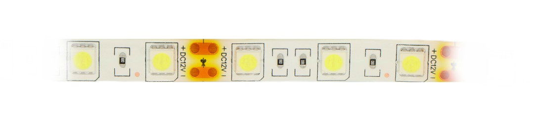 LED-Streifen SMD5050 IP65 14,4 W, 60 Dioden / m, 10 mm, kalte Farbe - 5 m