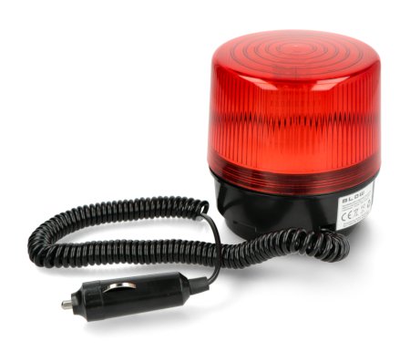 Rote Signallampe mit Magnet