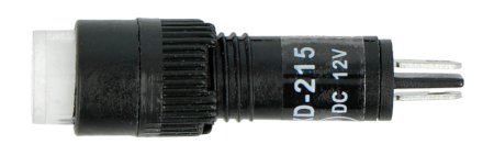 12 V DC Kontrollleuchte - 8 mm - weiß.