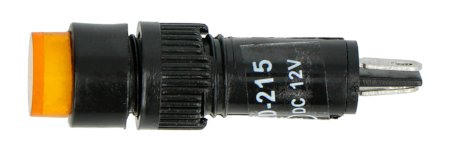12-V-DC-Anzeige - 8 mm - gelb.