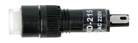 Signallampe 230 V AC - 8 mm - weiß.