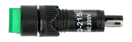 Signallampe 230 V AC - 8 mm - grün.
