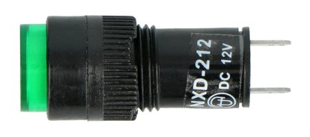 12-V-DC-Anzeige - 12 mm - grün.