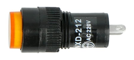 Signallampe 230 V AC - 12 mm - gelb.