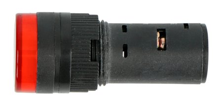 12 V AC / DC Kontrolllampe - 19 mm - rot.