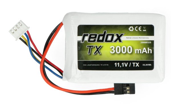 Li-Pol Redox 3000 mAh 11,1 V-Paket