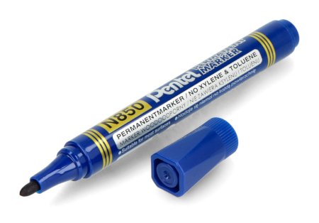 Permanenter blauer Marker - Pentel N850