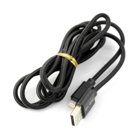 USB A - Lightning Kabel für iPhone / iPad / iPod - Blow - Schwarz 1,5 m