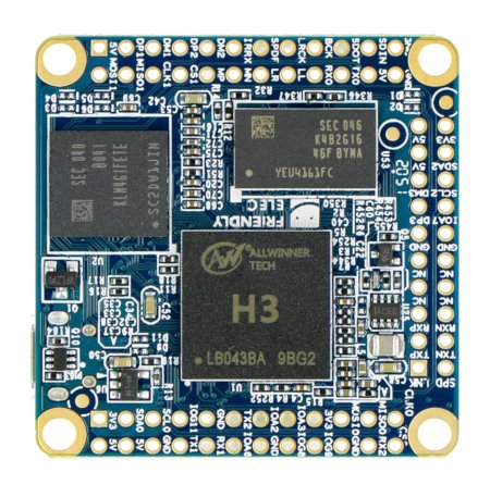 NanoPi NEO Core Allwinner H3 Quad-Core 1,2 GHz + 256 MB RAM