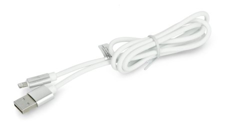 USB A - Lightning-Silikonkabel für iPhone / iPad / iPod - 1,5 m weiß