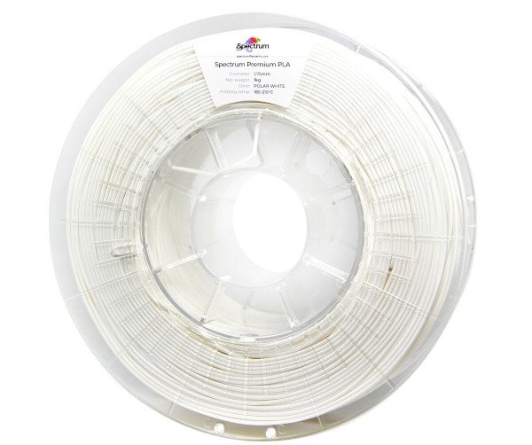 Filament Spectrum PLA 1,75 mm 1 kg - Polarweiß