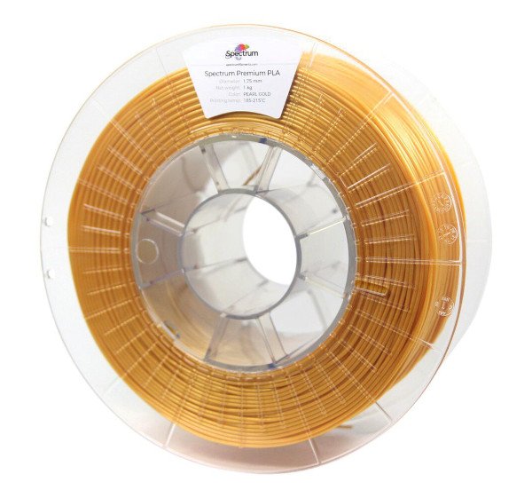 Filament Spectrum PLA 1,75 mm 1 kg - Perlgold