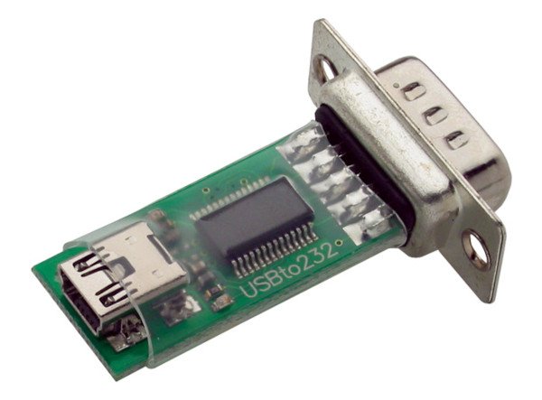 Konverter USB - UART (RS-232) FT232RL Parallax - DB9 + miniUSB - Pololu 1606