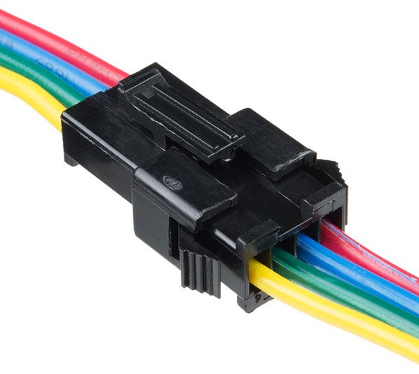 Stecker für LED-Streifen und Streifen JST-SM (4-polig) - SparkFun CAB-14576