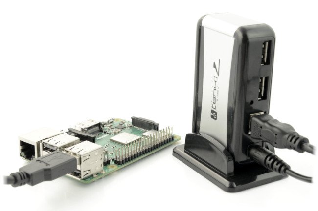 HUB USB 2.0 7-Port mit Netzteil