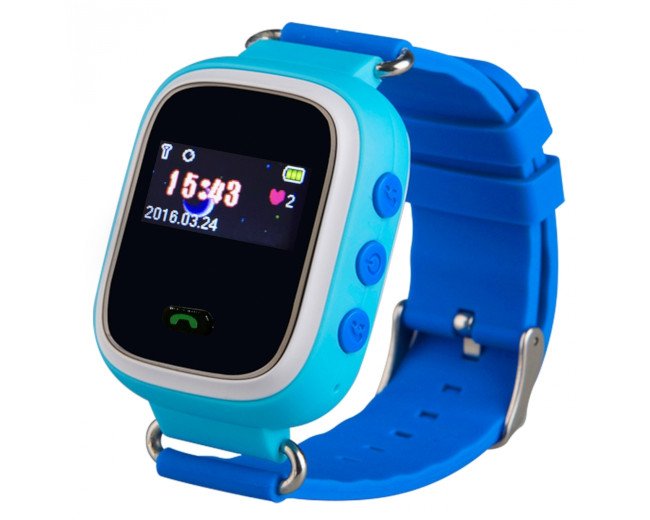 Blaue Smartwatch für Kinder