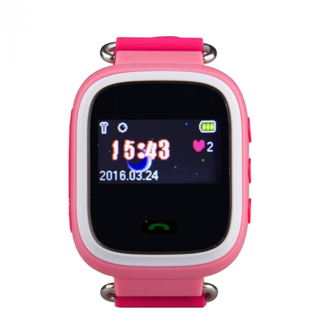 Kinderuhr mit GPS 0,96 '' Tracker ART SmartKids-P - rosa