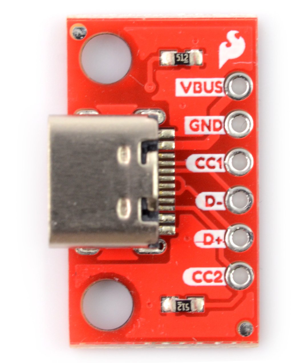 USB Typ C 6 Pin - Stecker für die Kontaktplatte - SparkFun BOB-15100