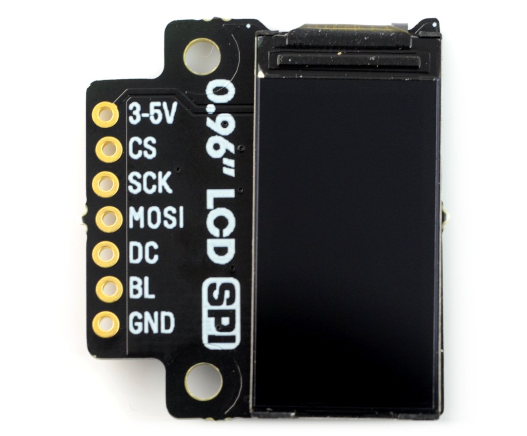 PiMoroni LCD IPS 0,96 '' 160x90px SPI-Display - Farbe