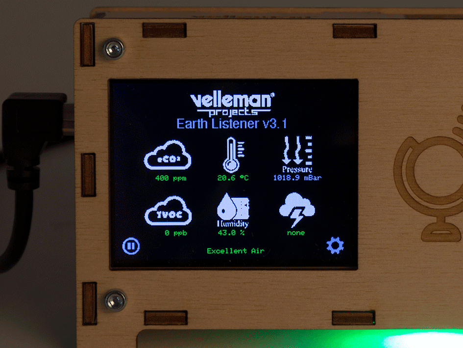 Earth Listener - Wetterstation - Velleman VM211 - zusammengebaut
