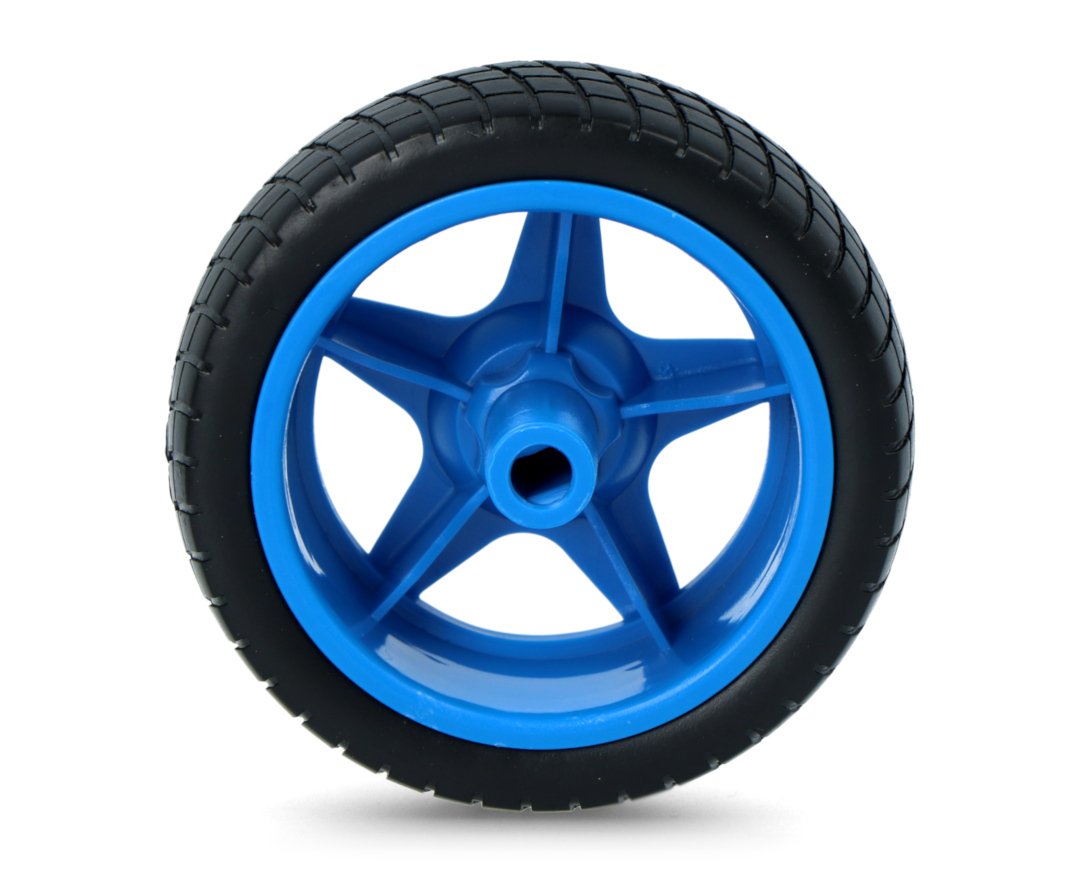 Rad mit Reifen - blau