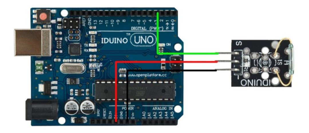 Iduino-Modul mit Reedschalter