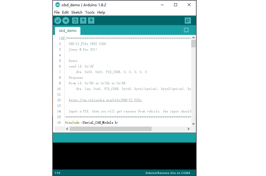 Logan-Labs Arduino-Beispielcode