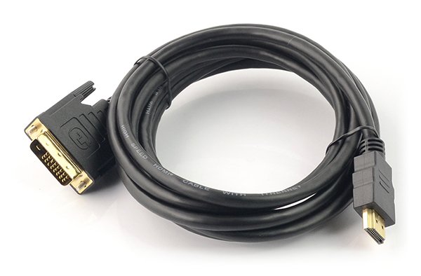 1,8 m langes DVI-HDMI-Kabel