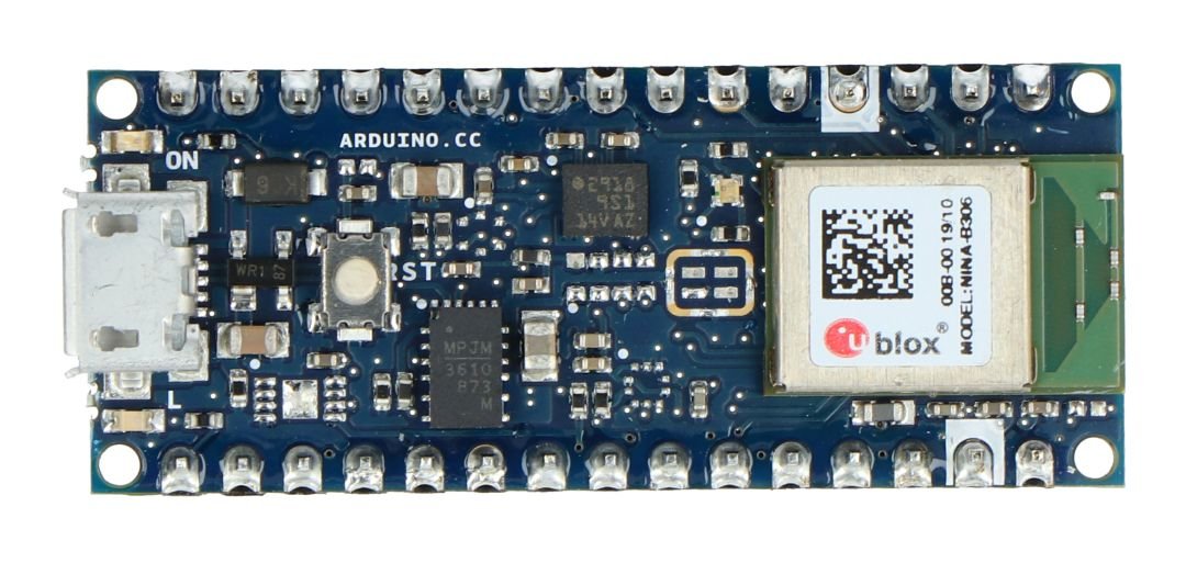 Arduino Nano 33 BLE mit Anschlüssen