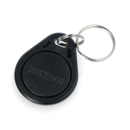 RFID Schlüsselanhänger S103N-BK - 125kHz - kompatibel mit EM4100 - schwarz - 10 Stk.