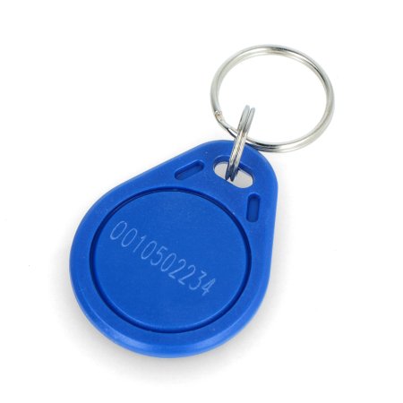 RFID Schlüsselanhänger S103N-BE - 125kHz - kompatibel mit EM4100 - blau - 10 Stk.