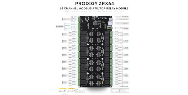 Prodigy ZRX - Relaismodul mit 64 Kanälen