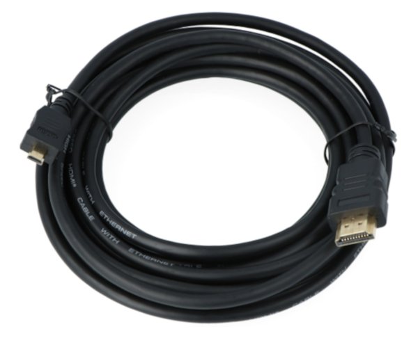 Vergoldetes Goobay High Speed HDMI-Kabel mit Ethernet-Unterstützung HDMI-Stecker (Typ A) - Micro-HDMI (Typ D)