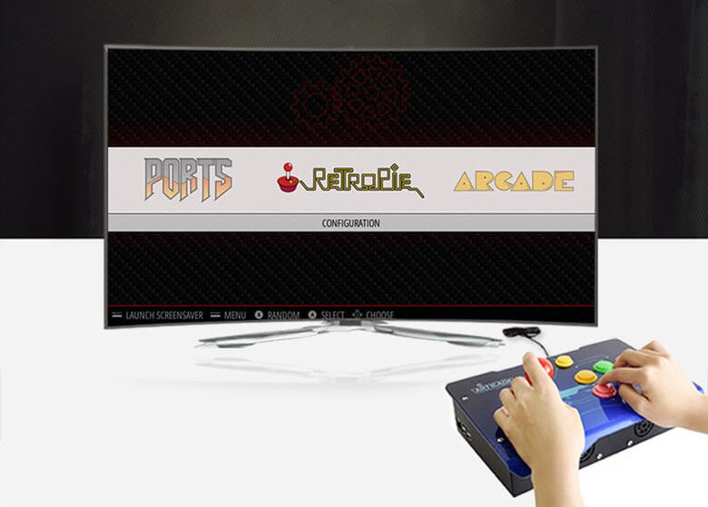 Beispiel für die Verbindung von Arcade-D-1P mit Smart TV