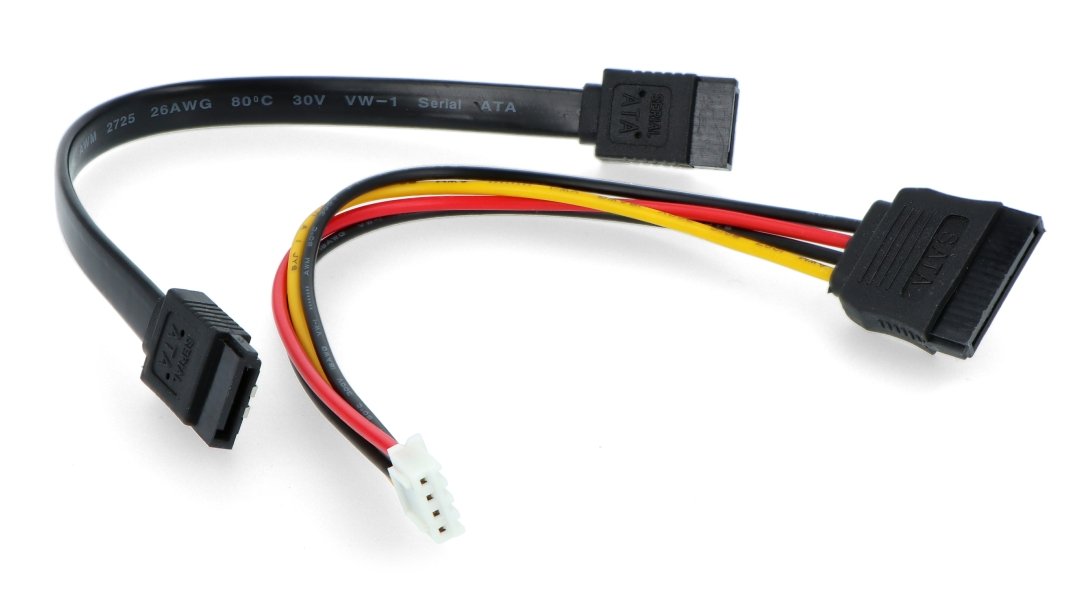 SATA-Kabel und Stromkabel für Odroid H2