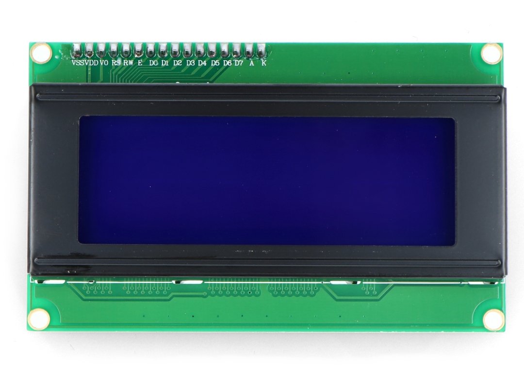 LCD-Display 4x20 Zeichen blau + I2C-Konverter für Odroid H2