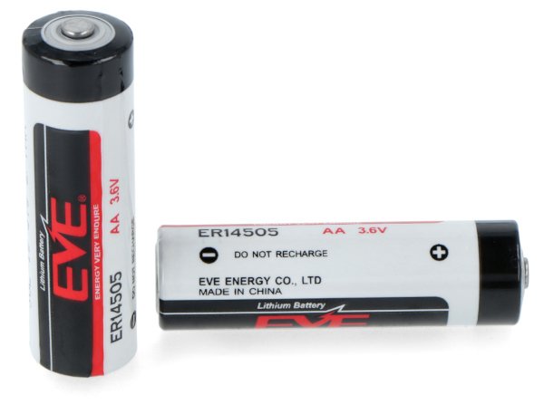 3,6 V AA-Lithiumbatterie 2700 mAh Eve-Batterie