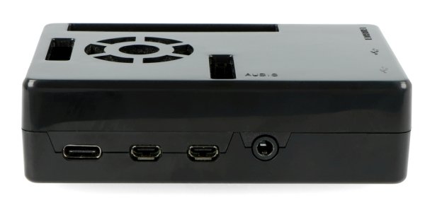 Raspberry Pi Modell 4B Gehäuse - ABS - schwarz - LT-4A05