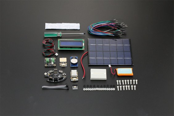 Wetterstation mit Solarpanel - Bausatz zur Selbstmontage - DFRobot KIT0094