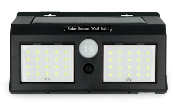 Solarlampe mit Dämmerungs- und Bewegungssensor 2x20 LED