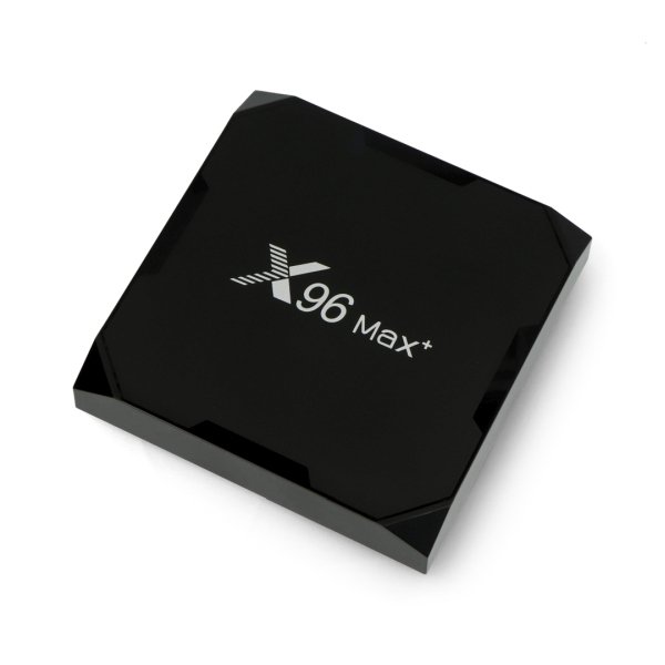 X96 Max Android 9 Smart-TV-Box 4 / 64 GB - schwarz