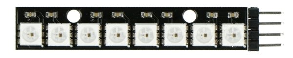 WS2812 LED-Streifen mit gelöteten Anschlüssen