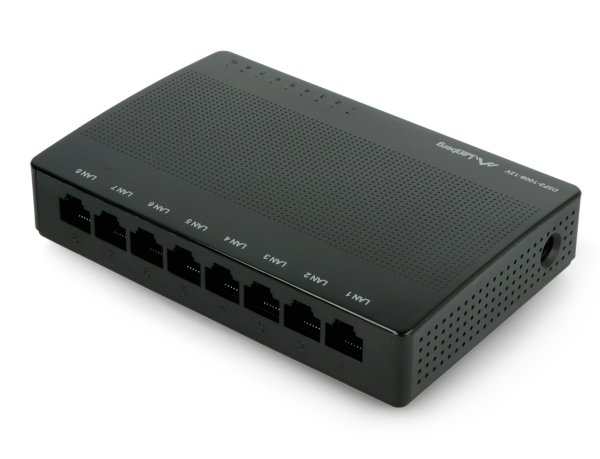 Lanberg DSP-1008-12V Switch 8 Ports 1000 Mbps