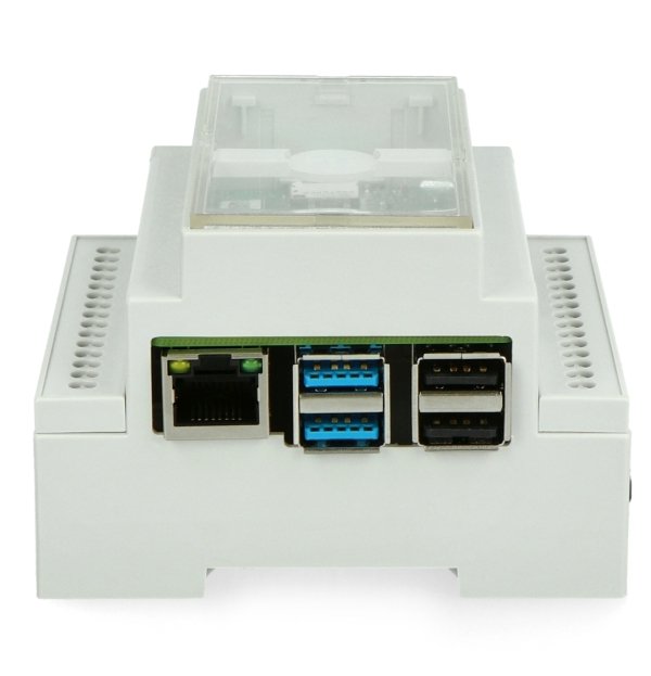 Gehäuse für Raspberry Pi 4B für eine DIN-Schiene - Multicomp Pro - grau